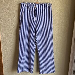 Nicole Miller high waisted striped pants